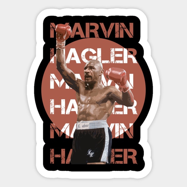 marvin hagler new era Sticker by aldistar